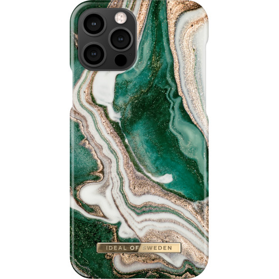 Ideal Of Sweden ���� Fashion iPhone 12/12 Pro Golden Jade Marble - (IDFCAW18-I2061-98)