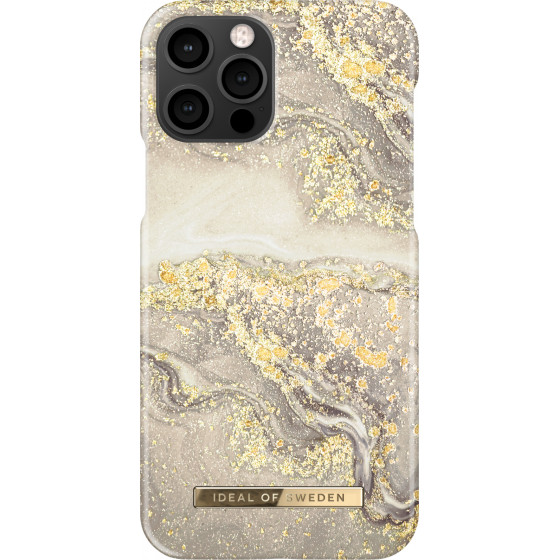 Ideal Of Sweden ���� Fashion iPhone 12/12 Pro Sparkle Greige Marble - (IDFCSS19-I2061-121)