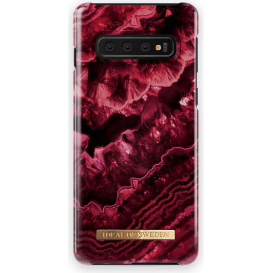 Ideal Of Sweden ���� Fashion Samsung Galaxy S10 Claret Agate - (IDFCDC19-S10-179)