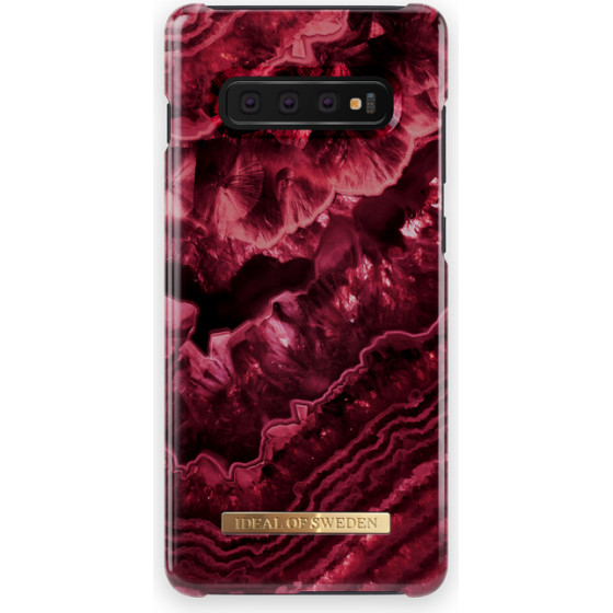 Ideal Of Sweden ���� Fashion Samsung Galaxy S10+ Claret Agate - (IDFCDC19-S10P-179)