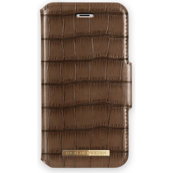 Ideal Of Sweden ���� iPhone 8/7/6/6s Plus Capri Wallet Brown Croco - (IDFW-I7P-CAP-03)