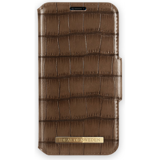 Ideal Of Sweden ���� iPhone XR Capri Wallet Brown Croco - (IDFW-I1861-CAP-03)