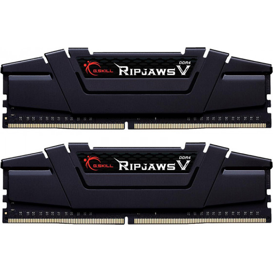 G.Skill DDR4 32GB 3600MHz CL16-19-19-39 Udimm 1.35V (Kit Of 2) 2x16GB  Ripjawsv Black - (F4-3600C18D-32GVK)