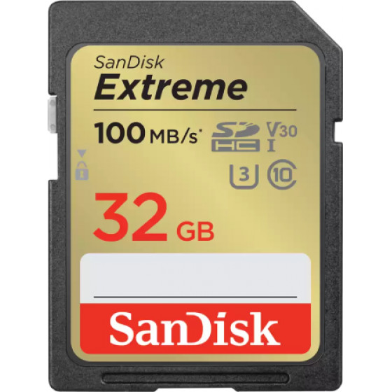 Sandisk Extreme 32GB Sdhc UHS-I + 1yEar Rescuepro Deluxe