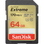 Sandisk Extreme 64GB Sdxc UHS-I + 1 Year Rescuepro Deluxe