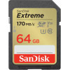 Sandisk Extreme 64GB Sdxc UHS-I + 1 Year Rescuepro Deluxe
