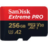 Sandisk Extreme Pro Microsdxc 256GB + Sd Adapter + 2 Years Rescuepro Deluxe