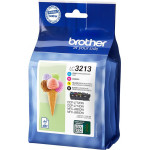 Brother Ink Value Pack Black, Cyan, Magenta, Yellow - 1600PGs - (LC-3213VALBP)