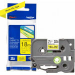 Brother Labelling Tape Cassette 18mm Black On Yellow Tape - (TZE-641)