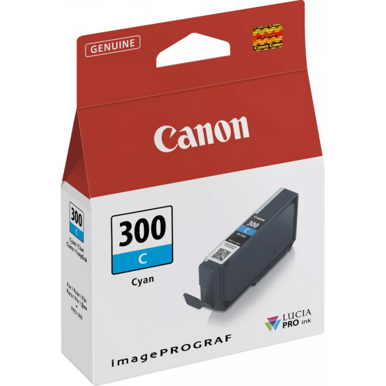 Canon Ink Cartridge PFI-300 Cyan (14ml) - - (4194C001)