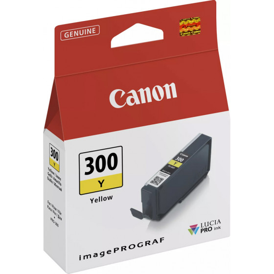 Canon Ink Cartridge PFI-300 Yellow (14ml) - - (4196C001)