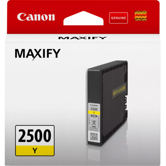 Canon PGI-2500Y Yellow Ink - - (9303B001)