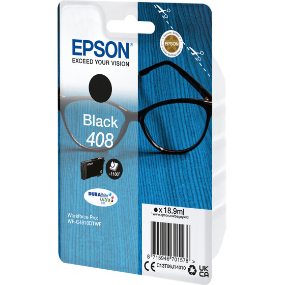 Epson Ink 408 Black - 18.9ml - (C13T09J14010)
