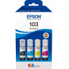 Epson Ink T00S64A Black C+M+Y Multipack 4x65ml - (C13T00S64A)