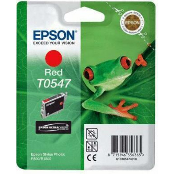 Epson Ink T0547 C13T05474020 Red Crtr - 13ml - (C13T05474010)