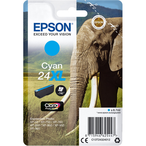 Epson Ink T243240 Cyan 8.7ml - (C13T24324012)