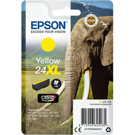 Epson Ink T243440 Yellow 8.7ml - (C13T24344012)