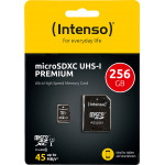 Intenso 256GB Micro Sd - UHS-I - Premium - (3423492)