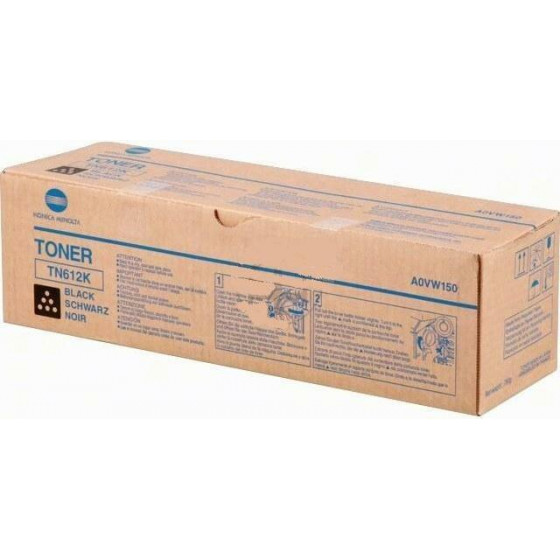 Minolta Toner Copier Konica--Qms TN612B Black 37.4K Pages - (A0VW150)