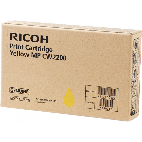 Ricoh Ink Cart MP-Cw 2200 Yellow 440 Pgs - (841638)