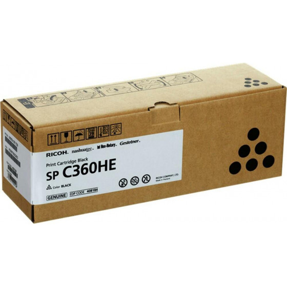 Ricoh Toner Laser SPC360HE Black 7k Pgs - (408184)