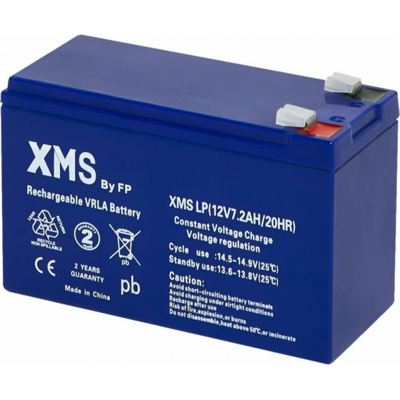 Tescom Batteries Xms Lp 12V 7.2Ah - (BAT.0126)