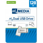 Verbatim Mymedia My Dual Usb Drive 128 Gb Usb 3.2 Gen 1 + Usb C (By ) - (69271)