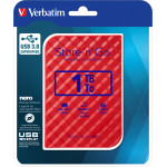 Verbatim VERB. 2.5''Hdd EXT. 3.0 Red 1TB - (53203)
