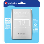 Verbatim VERB. 2.5''Hdd EXT. 3.0 Silver 1TB - (53071)
