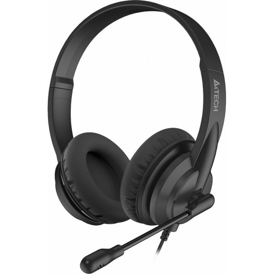 A4 Tech Stereo Usb ��������� ��������� �� ��������� HU-10 Wired Headphones Black GR