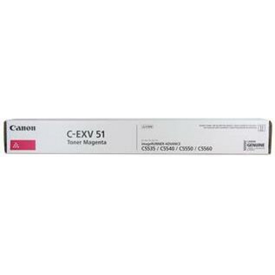 Canon Toner Copier C-EXV51M Magenta -60K Pgs - (0483C002)