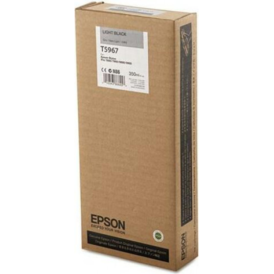 Epson Ink T5967 UltraChrome Light Black with pigment 350ml - (C13T596700)