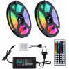 GloboStar ��� ������ Led Rgb Smd 5050 10m (2x5M) 7.2W/m 30LED/m 576 lm/m 120� Dc 12V �� ����������� & �������� ��������������� ��������� IP65 - (70418)