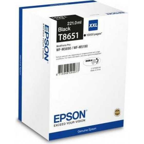 Epson Ink T865140 Black With Pigment Ink Xxl 10k Pgs - (C13T865140)