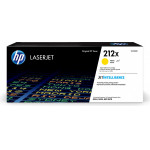Hewlett Packard HP 212X High Yield Yellow Original Laserjet Toner Cartridge - (W2122X)