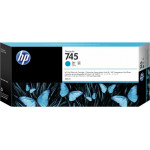 Hewlett Packard HP 745 Ink Cartridge Cyan 300 Ml ( ) - (F9K03A)
