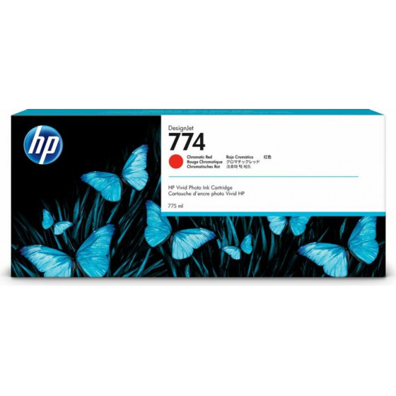 Hewlett Packard HP 774 775-Ml Chromatic Red Ink Cartridge - (P2W02A)