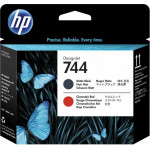 Hewlett Packard Ink HP No 744 Printhead Matte Black And Red - (F9J88A)