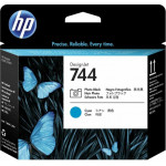 Hewlett Packard Ink HP No 744 Printhead Photo Black And Cyan - (F9J86A)