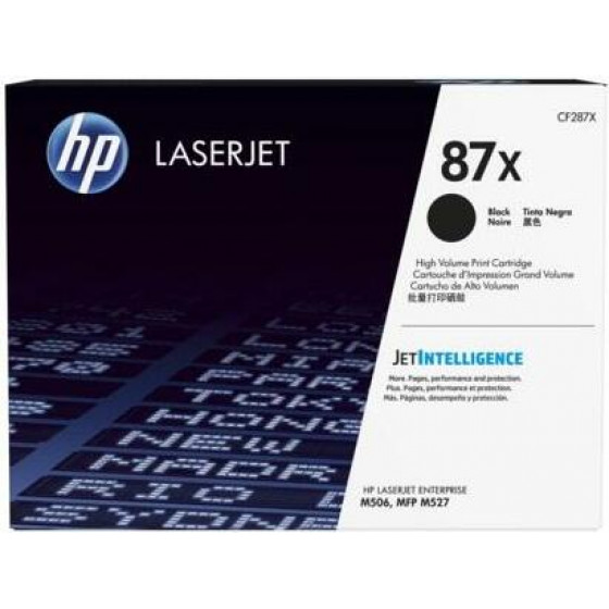 Hewlett Packard Toner HP 87X Lj Mfp M527 Black 18K - (CF287X)