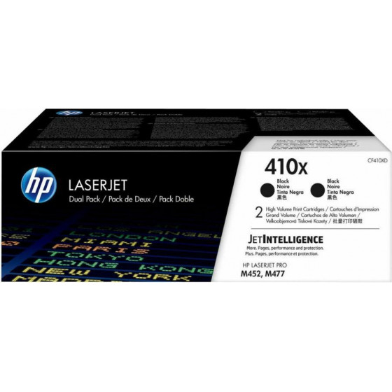 Hewlett Packard Toner HP Black 2-Pack (6,5K) Hc - (CF410XD)