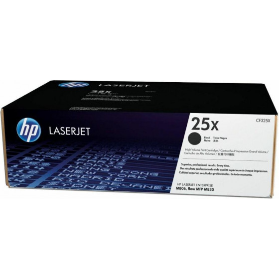 Hewlett Packard Toner Laser HP 25X M806 Black 34.5k M830 - (CF325X)