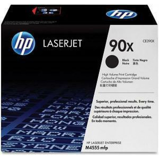 Hewlett Packard Toner Laser HP 390X Laserjet M4555MFp Black - (CE390X)