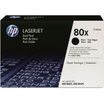 Hewlett Packard Toner Laser HP 80XD Lj Pro 400 Black Dual Pack - (CF280XD)