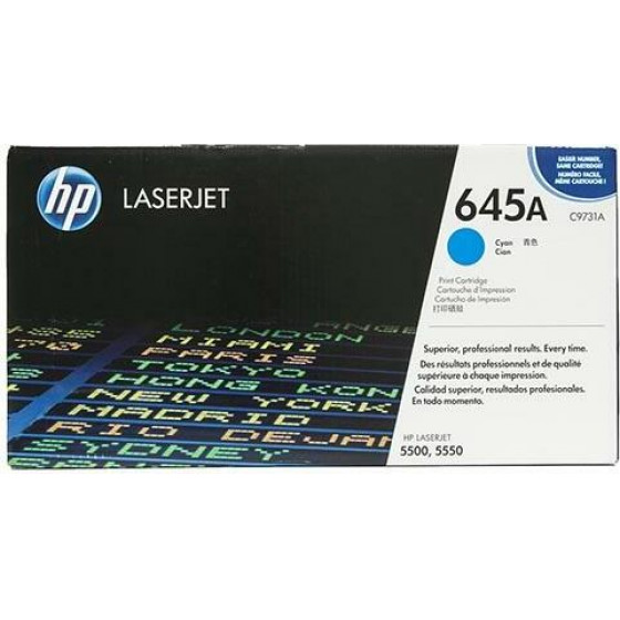 Hewlett Packard Toner Laser HP Lj 5500 Smart Print Cyan 12K Pgs - (C9731A)