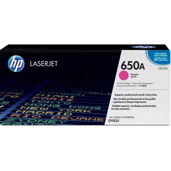 Hewlett Packard Toner Laser HP Lj Color CP5525 273A Magenta - 15K Pgs - (CE273A)