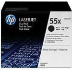 Hewlett Packard Toner Laser HP Lj P3015 Black Dual Pack - 2xCE255X - 2x12k Pgs - (CE255XD)