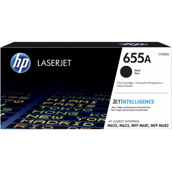 Hewlett Packard Toner Laserjet HP 655A Black ( 12.5K ) - (CF450A)