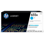 Hewlett Packard Toner Laserjet HP 655A Cyan ( 10.5K ) - (CF451A)