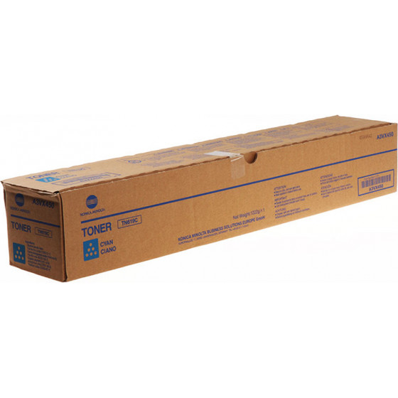 Konica Minolta TN-619C Cyan Toner - - (A3VX450)